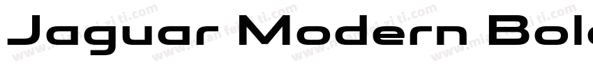 Jaguar Modern Bold字体转换